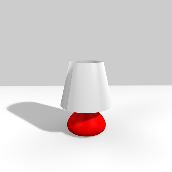 3d 3ds table lamp - TABLE LAMP 1 by Carrara1